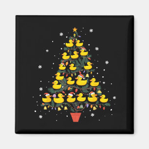 Rubber Duck Christmas Tree  Magnet