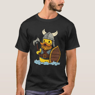 Rubber Duck Costume Cute Duckie viking warrior T-Shirt