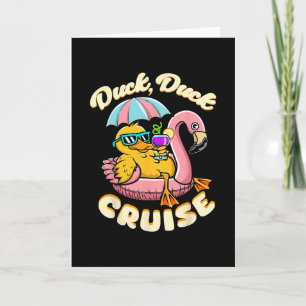 Rubber Duck Cruise Crew Cruising Family Vacation M Card