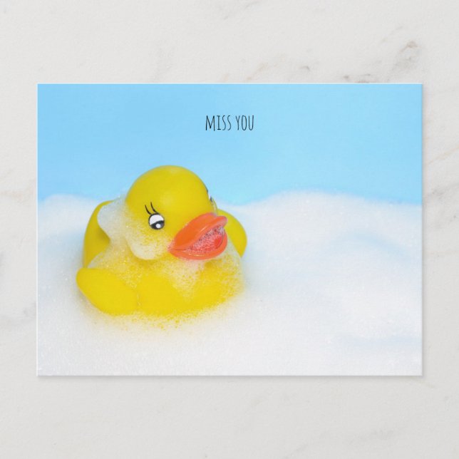 Rubber Duck Custom Postcard (Front)