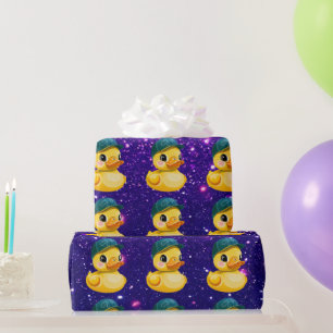 Rubber Duck Cute Charming Themed Inspired  Wrapping Paper