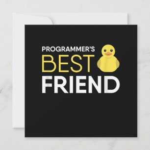 Rubber Duck Debugging Programmers Best Friend Invitation