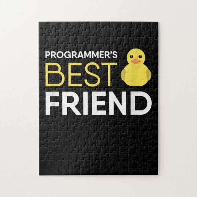 Rubber Duck Debugging Programmers Best Friend Jigsaw Puzzle (Vertical)