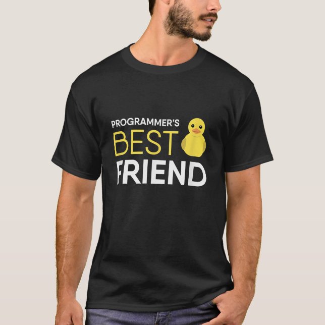Rubber Duck Debugging Programmers Best Friend T-Shirt (Front)