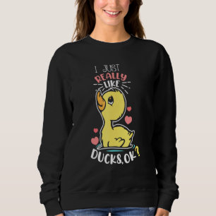 Rubber Duck Ducks Bird Hunt Duck Duck Sweatshirt