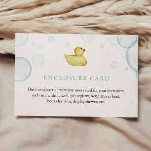 Rubber Duck Enclosure Card