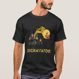 Rubber Duck Excavator Construction Site Backhoe Dr T-Shirt