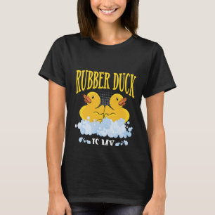 Rubber Duck Is My Spirit Animal Backprint Rubber D T-Shirt