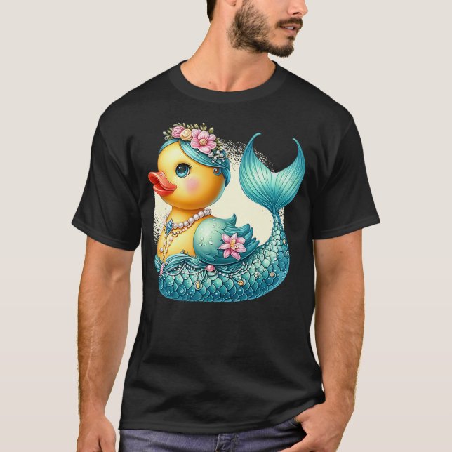 Rubber Duck Mermaid T-Shirt (Front)