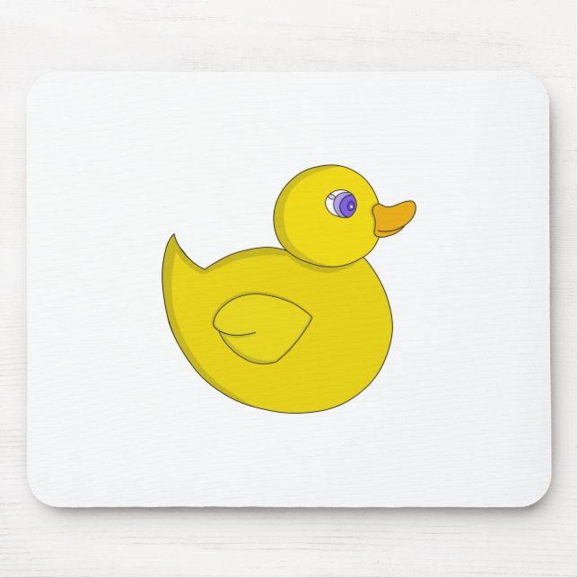 Rubber Duck Mouse Pad (Front)