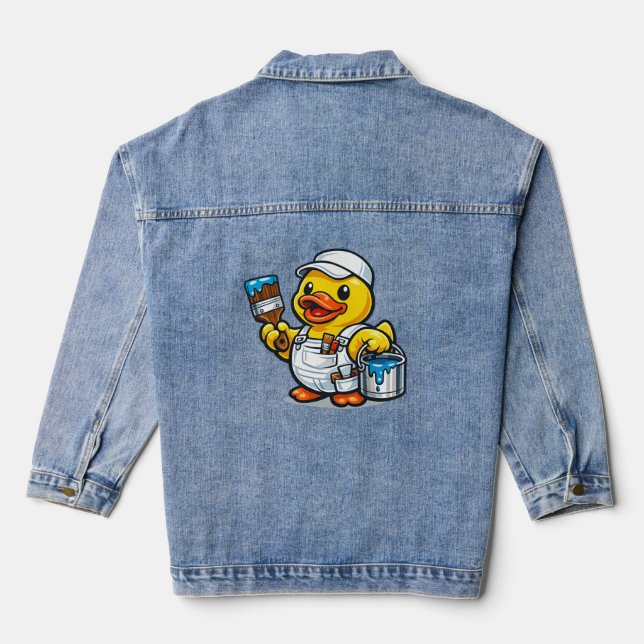 Rubber Duck Painter Denim Jacket (Back)