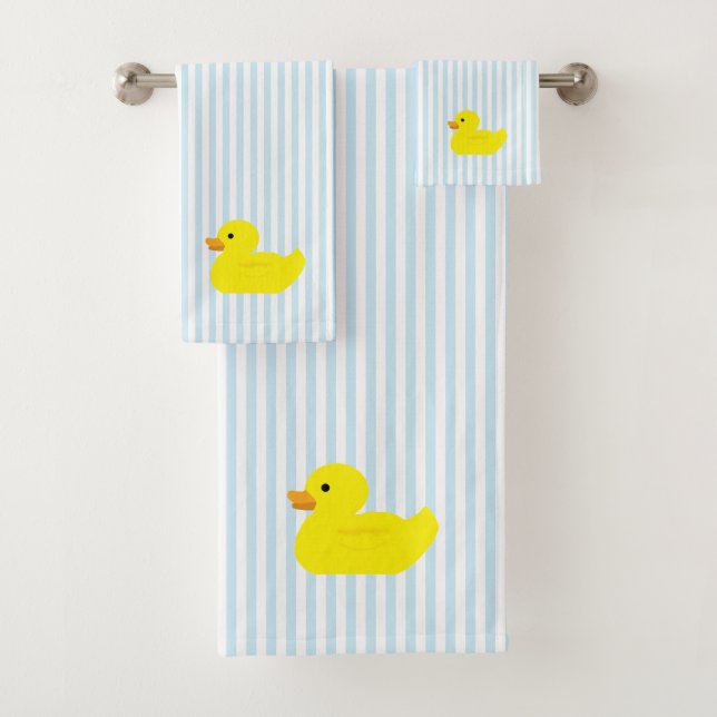 Rubber Duck Painting Bath Towel Set (Insitu)