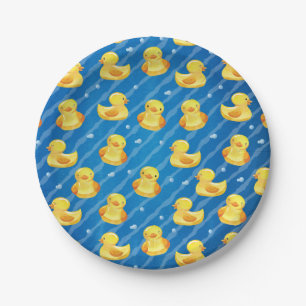 Rubber Duck Paper Plate