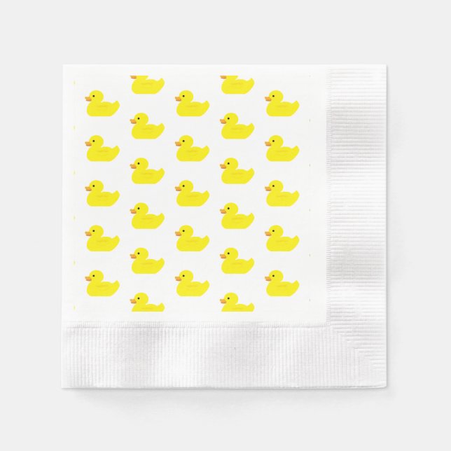 Rubber Duck Party Napkins (Front)