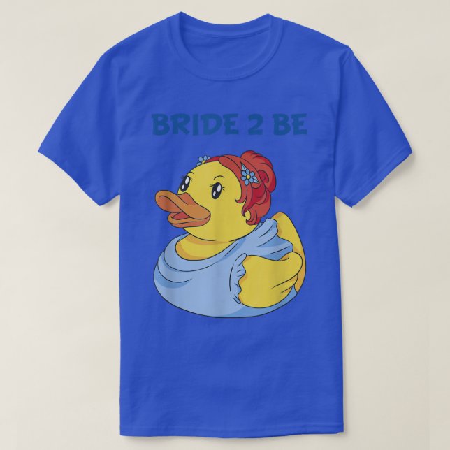 Rubber Duck Party Womens Hen Night Costume Bride  T-Shirt (Design Front)