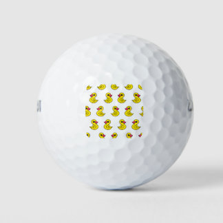 Rubber Duck Pattern Golf Balls