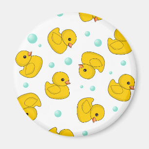 Rubber Duck Pattern Magnet