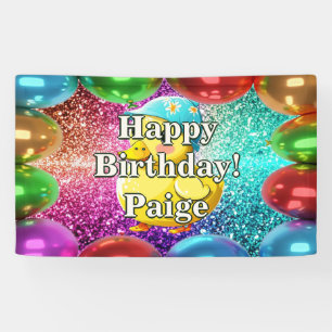 Rubber Duck Personalised character birthday banner