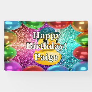 Rubber Duck Personalised character birthday banner
