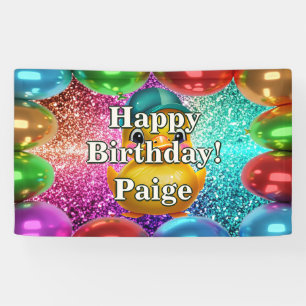Rubber Duck Personalised character birthday banner