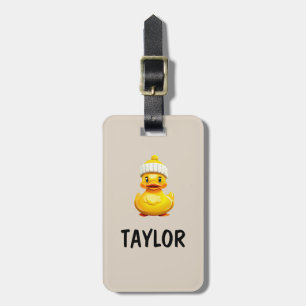 Rubber Duck Personalised Colourful Bag Backpack Luggage Tag