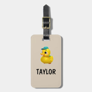 Rubber Duck Personalised Colourful Bag Backpack Luggage Tag