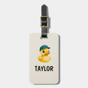 Rubber Duck Personalised Colourful Bag Backpack Luggage Tag