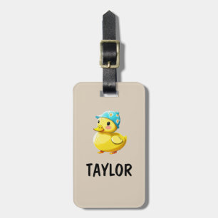 Rubber Duck Personalised Colourful Bag Backpack Luggage Tag