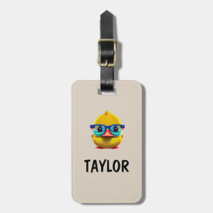 Rubber Duck Personalised Colourful Bag Backpack Luggage Tag