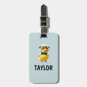Rubber Duck Personalised Colourful Bag Backpack Luggage Tag