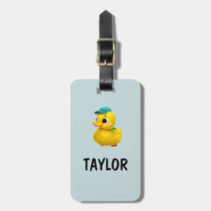 Rubber Duck Personalised Colourful Bag Backpack Luggage Tag