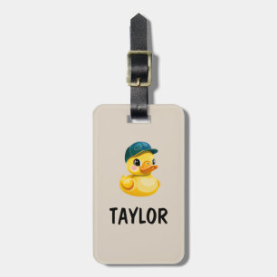 Rubber Duck Personalised Colourful Bag Backpack Luggage Tag