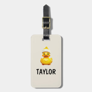 Rubber Duck Personalised Colourful Bag Backpack Luggage Tag