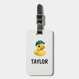 Rubber Duck Personalised Colourful Bag Backpack Luggage Tag