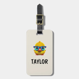 Rubber Duck Personalised Colourful Bag Backpack Luggage Tag