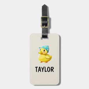 Rubber Duck Personalised Colourful Bag Backpack Luggage Tag