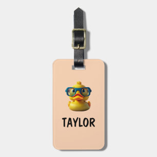 Rubber Duck Personalised Colourful Bag Backpack Luggage Tag
