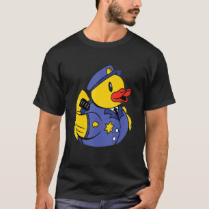 Rubber Duck Police Duck Cute Duckie  Rubber Duck T-Shirt