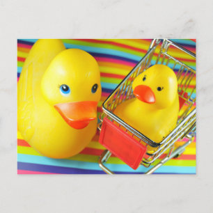 Rubber duck postcard
