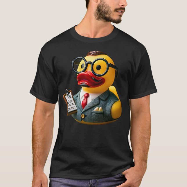Rubber Duck Real Estate Agent Home Property Sales T-Shirt (Front)