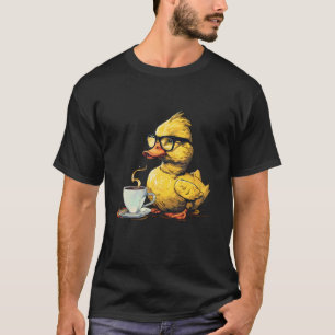 Rubber Duck Rubber Duckie Coffee Lover Rubber Duck T-Shirt
