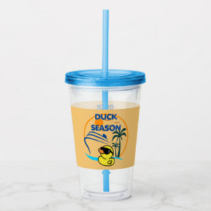 Rubber Duck Season Acrylic Tumbler