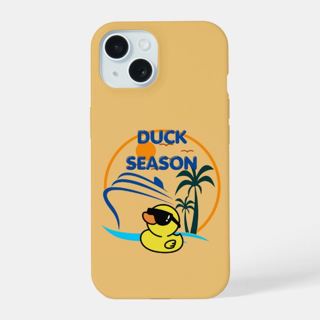  Rubber Duck Season iPhone 15 Case (Back)