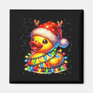 Rubber Duck Squad Christmas Light Reindeer Crew Xm Magnet