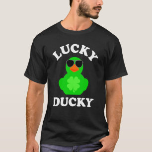 Rubber Duck Sunglasses Four Leaf C Lucky Ducky  3 T-Shirt