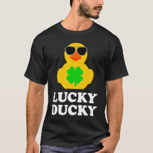 Rubber Duck Sunglasses Four Leaf C St Patrick's Da T-Shirt
