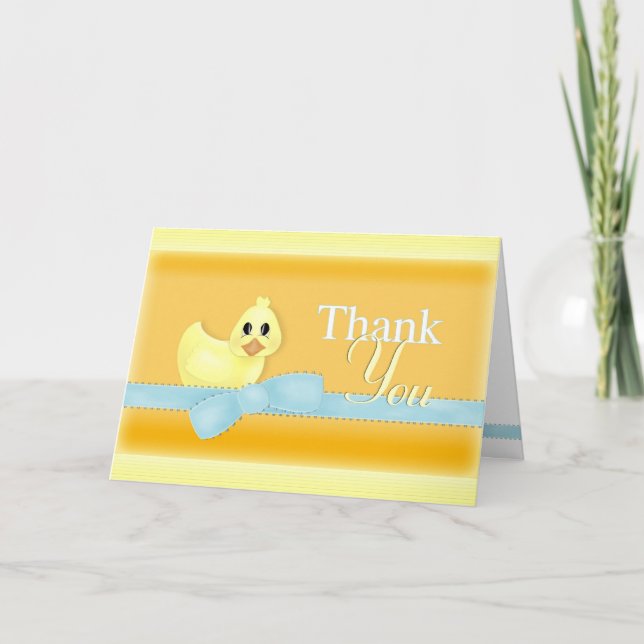 Rubber Duck Thank You Card (Front)