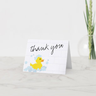 Rubber Duck Thank You Note Card