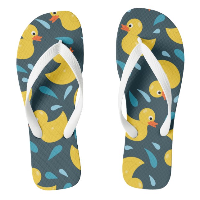 Rubber duck toy thongs (Footbed)
