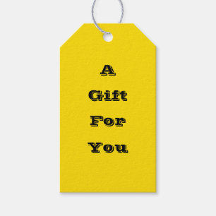 Rubber Duck Toy Yellow Autumn Fall Solid Colour Gift Tags